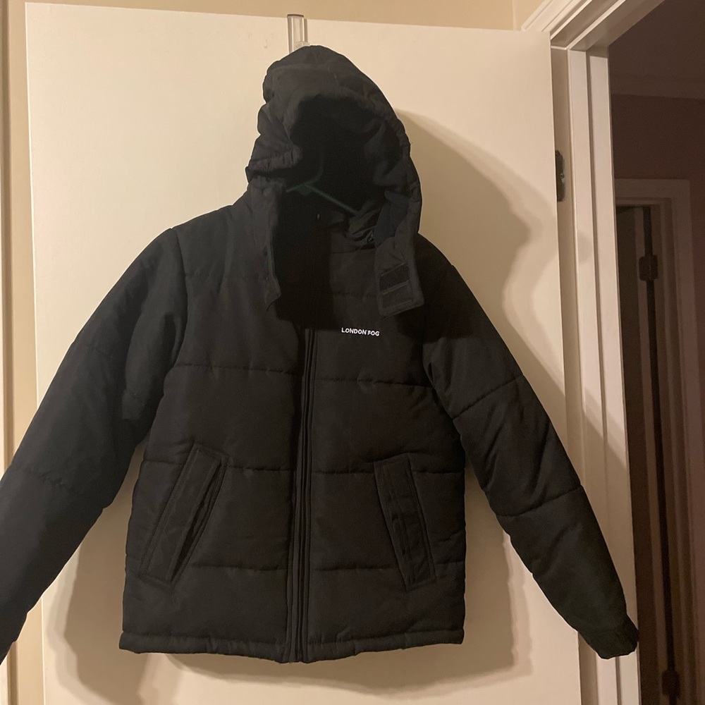 💙💙Boys London Fog Coat. Worn once. Size L (14/16). Excellent condition. Black.💙